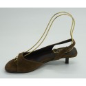 Sandalia mujer marca top 3 en color marron