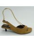 Sandalia mujer marca top 3 en color cuero