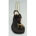 Sandalia mujer marca top 3 en color marron
