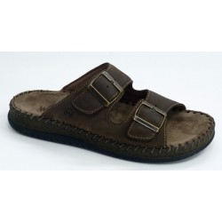 Sandalia hombre marca walk &amp; fly en color marron