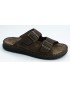 Sandalia hombre marca walk & fly en color marron