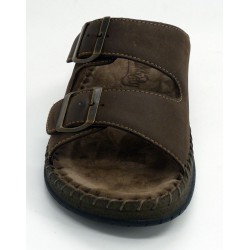 Sandalia hombre marca walk &amp; fly en color marron