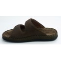 Sandalia hombre marca walk & fly en color marron