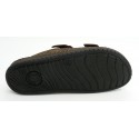 Sandalia hombre marca walk & fly en color marron