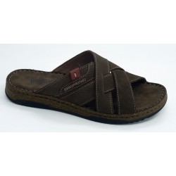Sandalia hombre marca walk &amp; fly en color marron