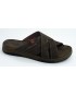 Sandalia hombre marca walk & fly en color marron