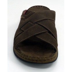 Sandalia hombre marca walk &amp; fly en color marron