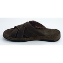 Sandalia hombre marca walk & fly en color marron