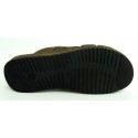Sandalia hombre marca walk & fly en color marron
