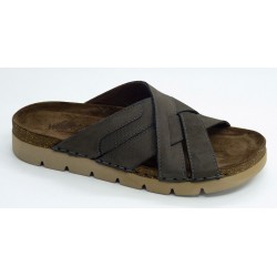 Sandalia hombre marca walk &amp; fly en color marron