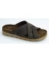 Sandalia hombre marca walk & fly en color marron