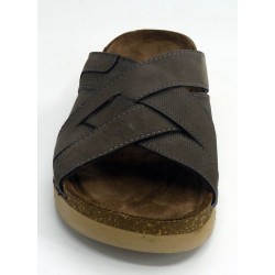 Sandalia hombre marca walk &amp; fly en color marron
