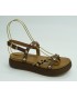 Sandalia mujer marca inuovo en color marron