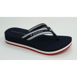 Sandalia mujer marca tommy hilfiger en color marino