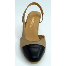 Zapato mujer marca montiel caen color beige