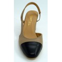 Zapato mujer marca montiel caen color beige