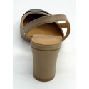 Zapato mujer marca montiel caen color beige