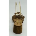 Sandalia mujer marca montiel caen color marron