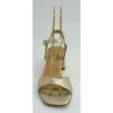 Sandalia mujer marca montiel caen color oro