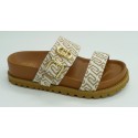 Sandalia mujer marca liu joen color hielo