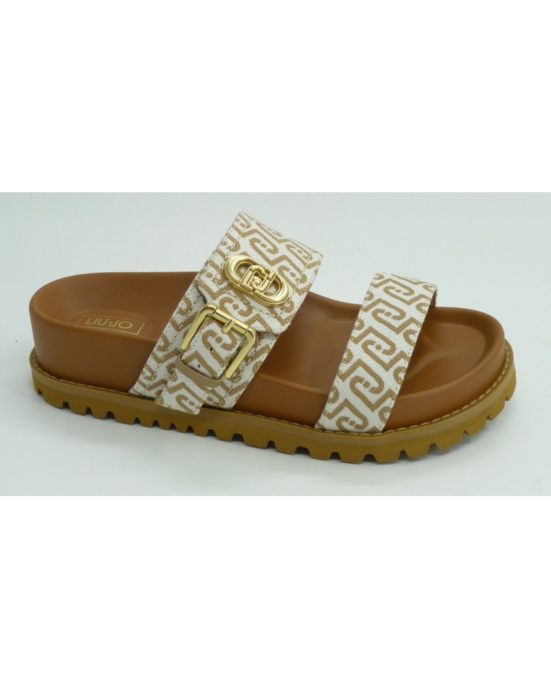 Sandalia mujer marca liu joen color hielo