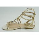 Sandalia mujer marca liu joen color oro