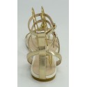 Sandalia mujer marca liu joen color oro