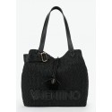 Capazo mujer marca valentino en color negro 