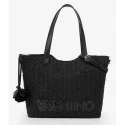 Capazo mujer marca valentino en color negro 