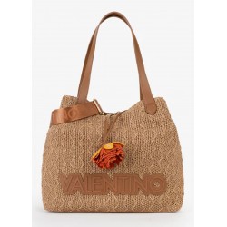 Capazo mujer marca valentino en color cuero 