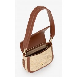 Bandolera mujer marca valentino en color cuero 