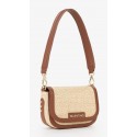 Bandolera mujer marca valentino en color cuero 