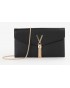 Cartera mujer marca valentino en color negro 