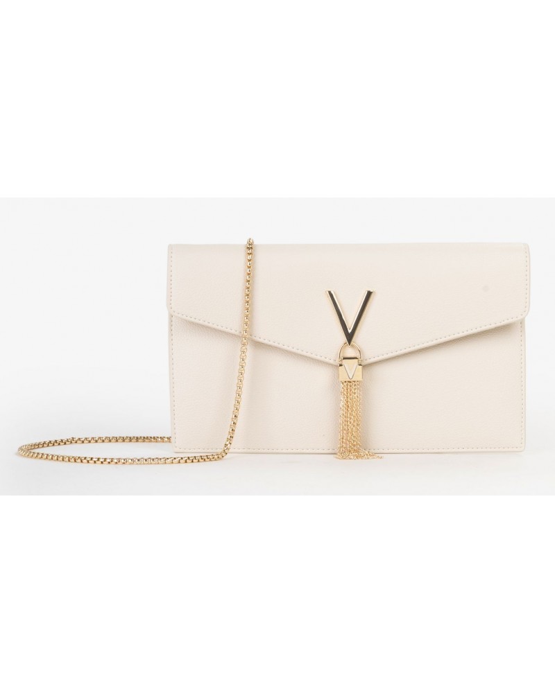 Cartera mujer marca valentino en color hielo 