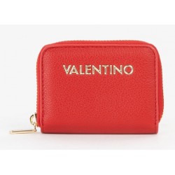 Monedero mujer marca valentino en color rojo 