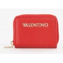 Monedero mujer marca valentino en color rojo 