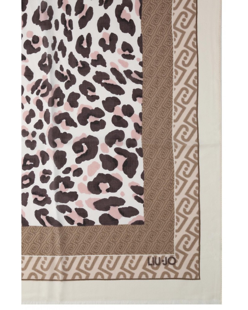 Pañuelo mujer marca liu jo accessories en color beige 