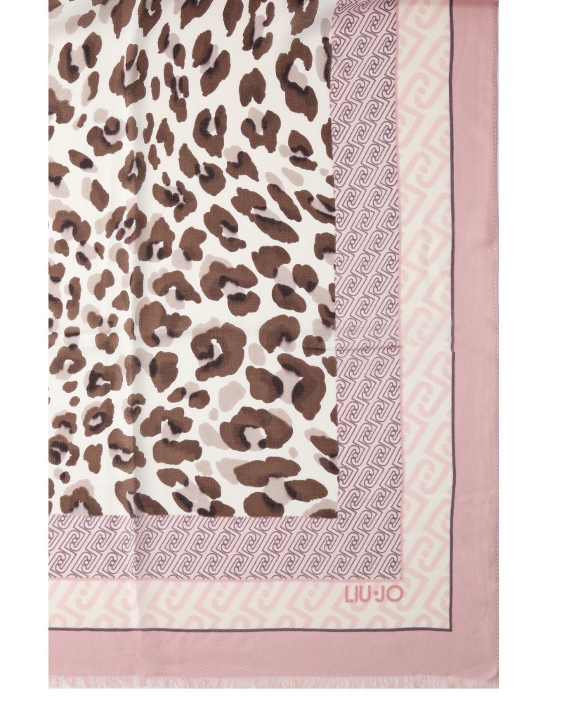 Pañuelo mujer marca liu jo accessories en color rosa