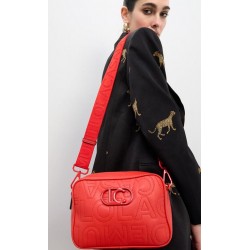 Bandolera mujer marca lola casademunt en color coral 