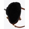 Bandolera mujer marca lola casademunt en color leopardo 