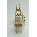 Sandalia mujer marca pitillosen color beige
