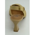 Zapato mujer marca miss elastic en color beige