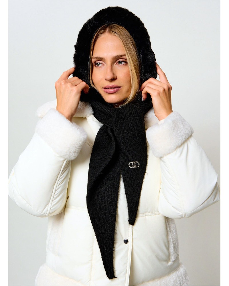 Capucha mujer marca liu jo accessories en color negro 