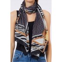 Pañuelo mujer marca liu jo accessories en color negro 