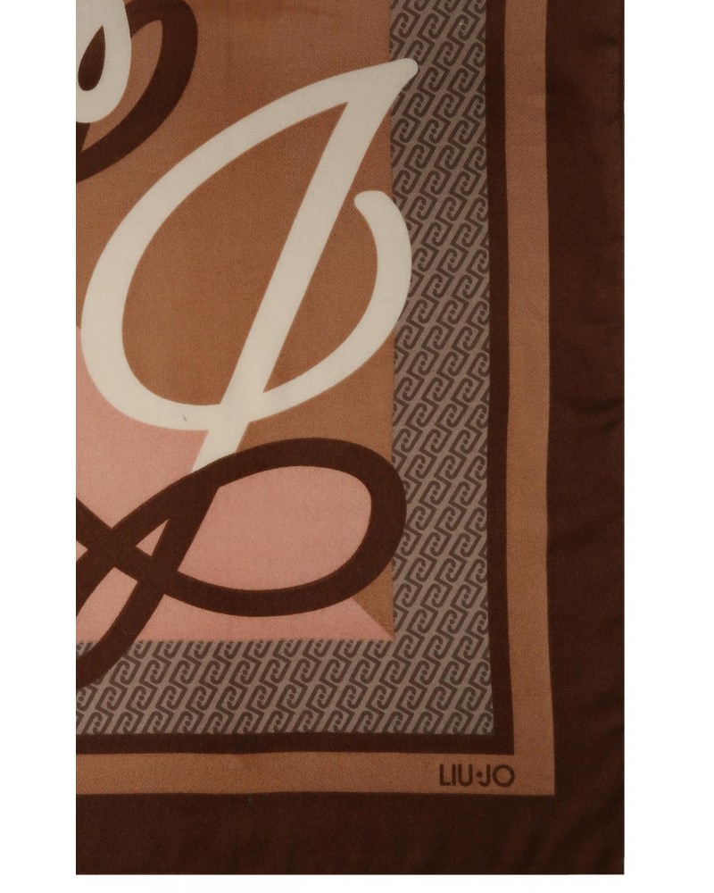Pañuelo mujer marca liu jo accessories en color marron