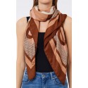Pañuelo mujer marca liu jo accessories en color marron