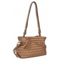Bandolera mujer marca liu jo accessories en color cuero 