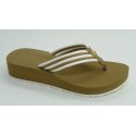 Sandalia mujer marca tommy hilfiger en color beige
