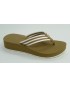Sandalia mujer marca tommy hilfiger en color beige