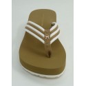 Sandalia mujer marca tommy hilfiger en color beige